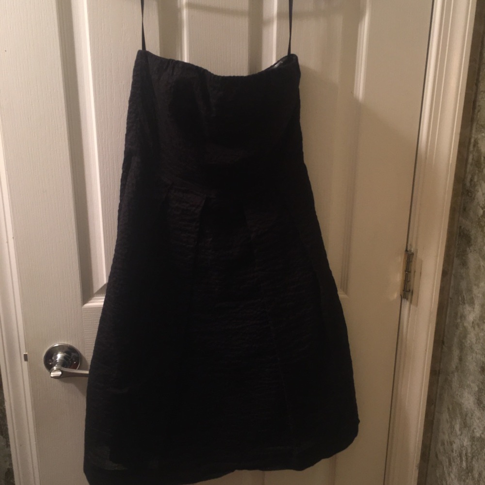 J. Crew Strapless Black Dress.  size 2
